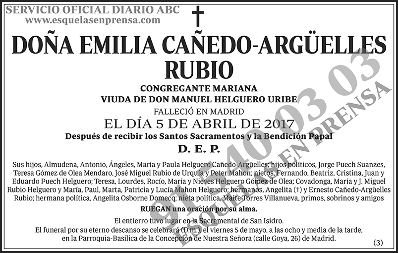 Emilia Cañedo-Argüelles Rubio